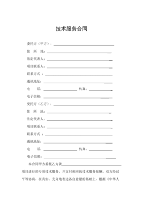 某某大學技術(shù)服務(wù)合同